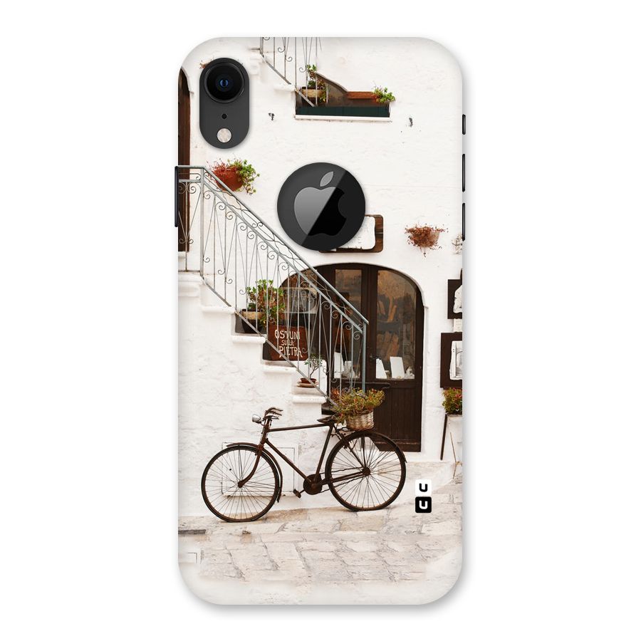 Bicycle Wall Back Case for iPhone XR Logo Cut