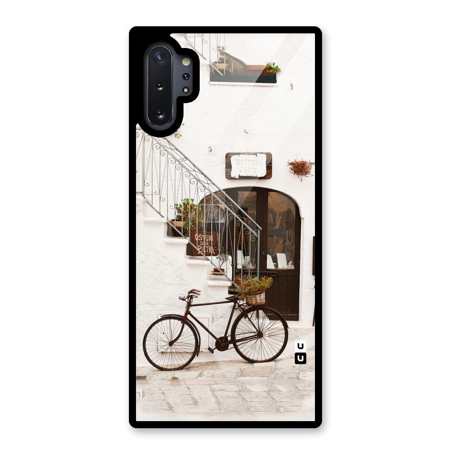 Bicycle Wall Glass Back Case for Galaxy Note 10 Plus