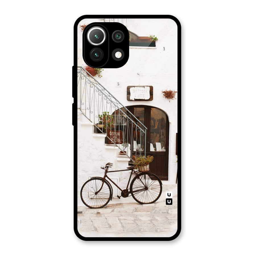 Bicycle Wall Glass Back Case for Mi 11 Lite NE 5G