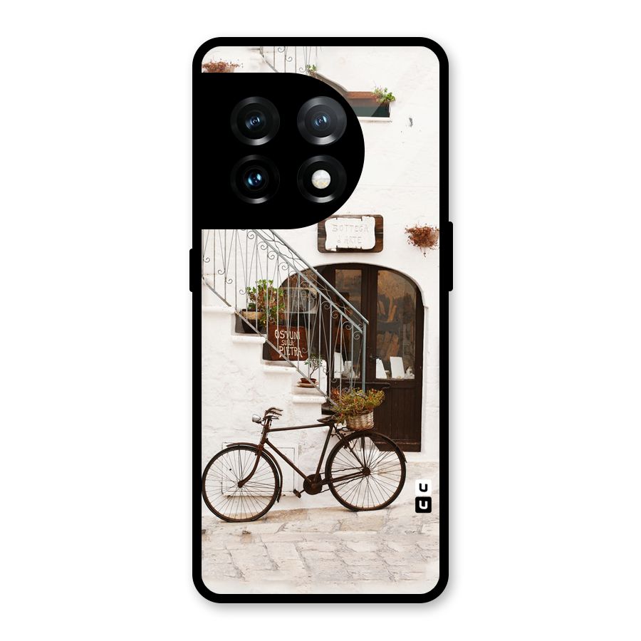 Bicycle Wall Glass Back Case for OnePlus 11