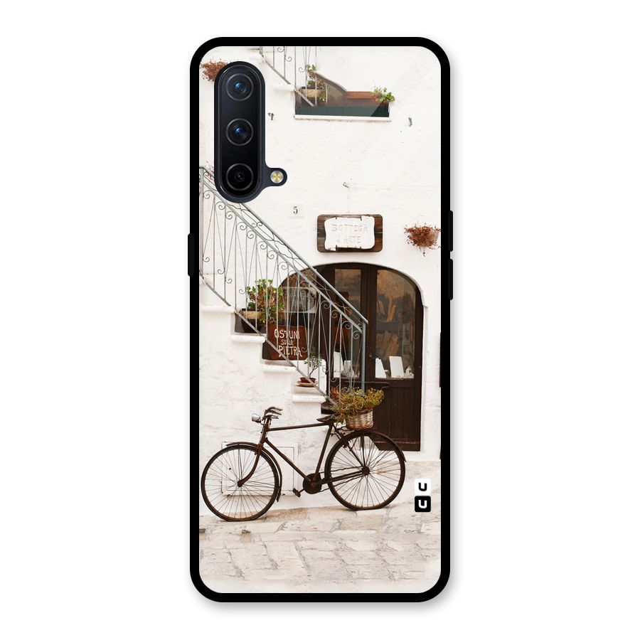 Bicycle Wall Glass Back Case for OnePlus Nord CE 5G