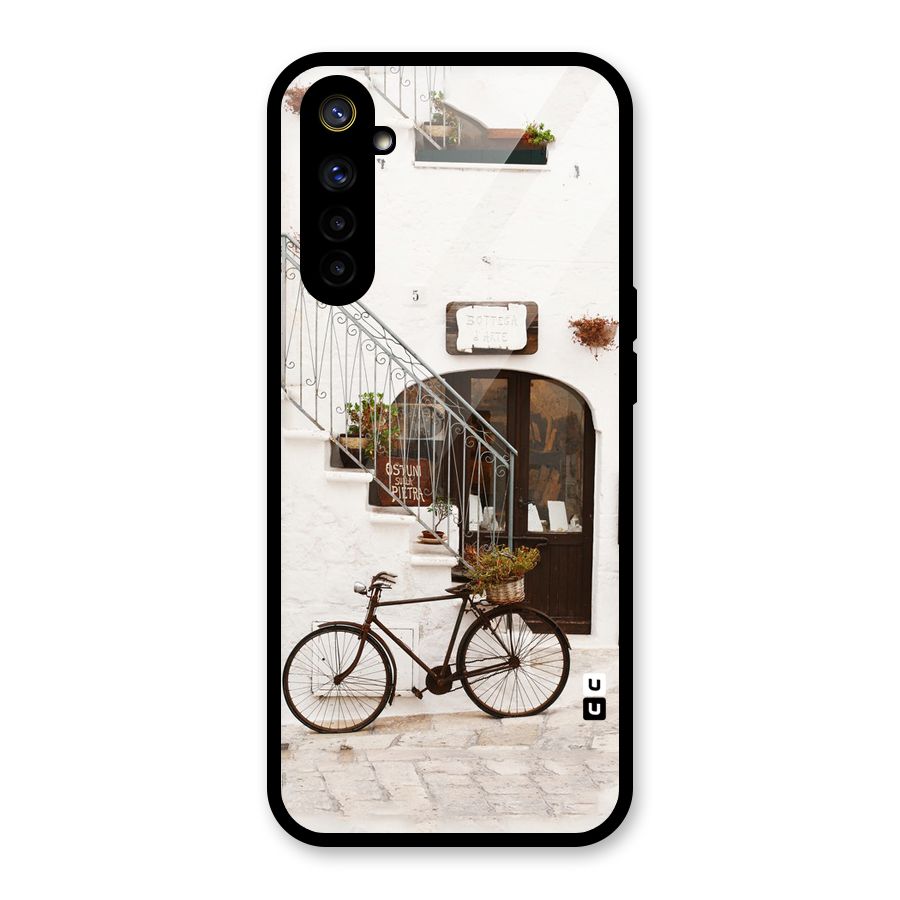 Bicycle Wall Glass Back Case for Realme 6i