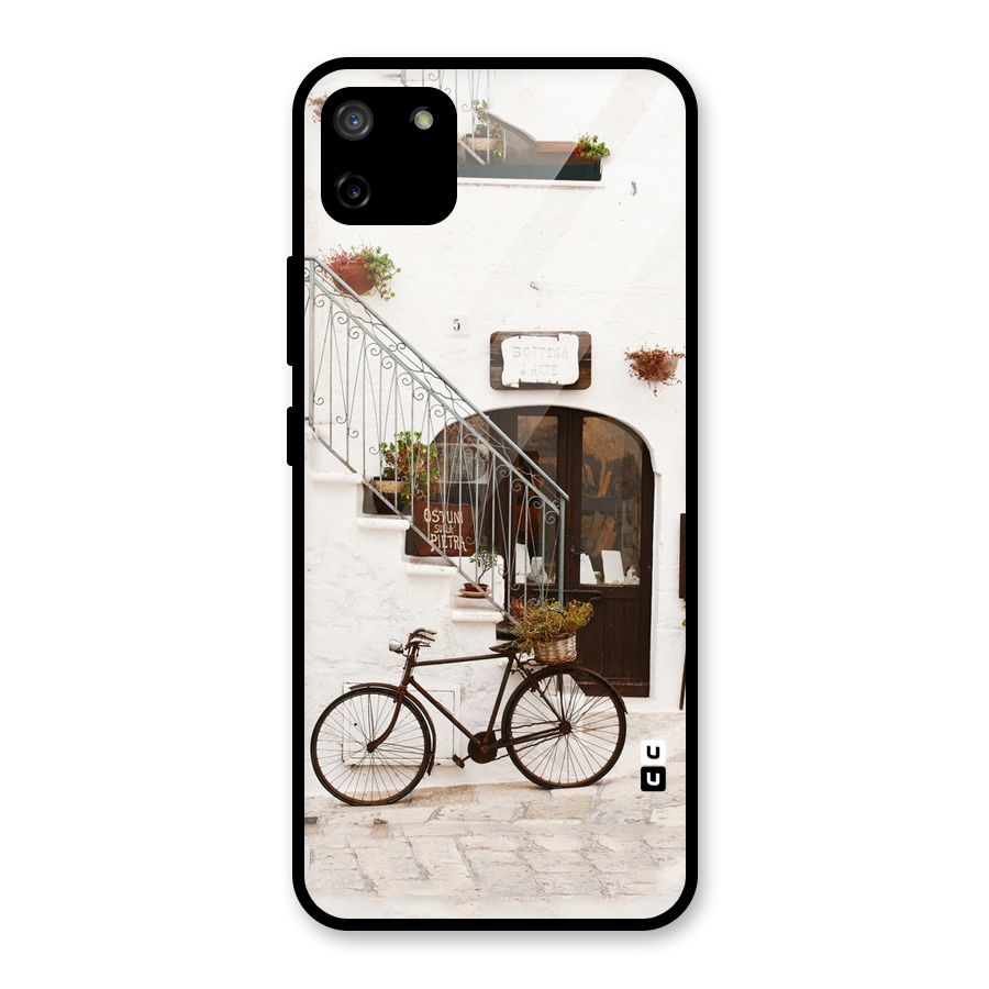 Bicycle Wall Glass Back Case for Realme C11