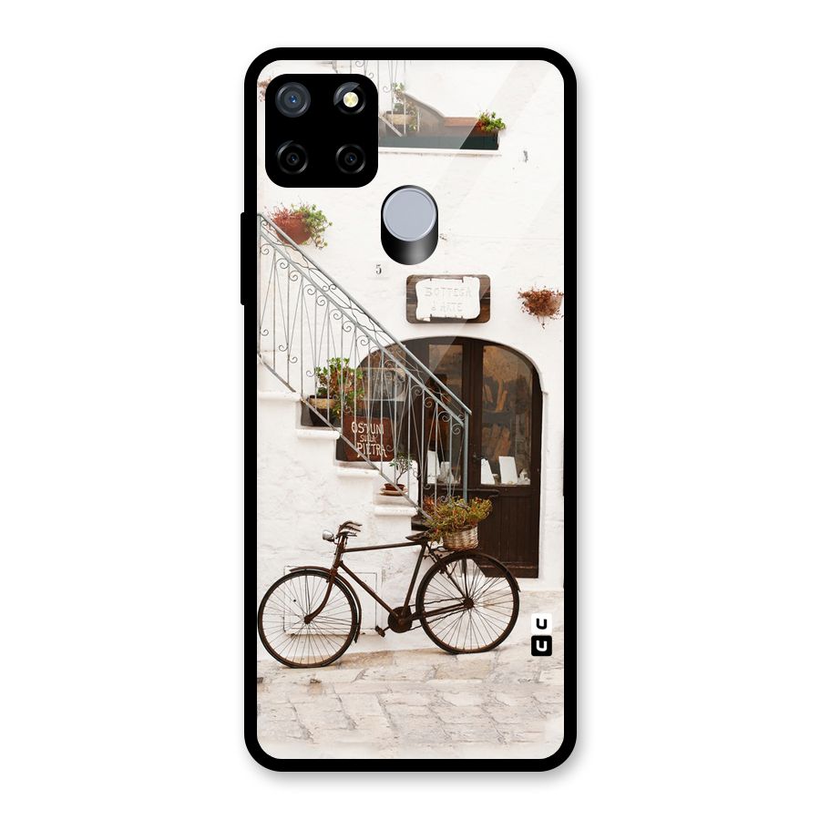 Bicycle Wall Glass Back Case for Realme C12