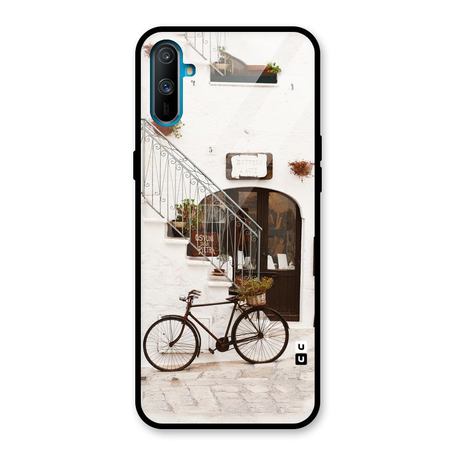 Bicycle Wall Glass Back Case for Realme C3