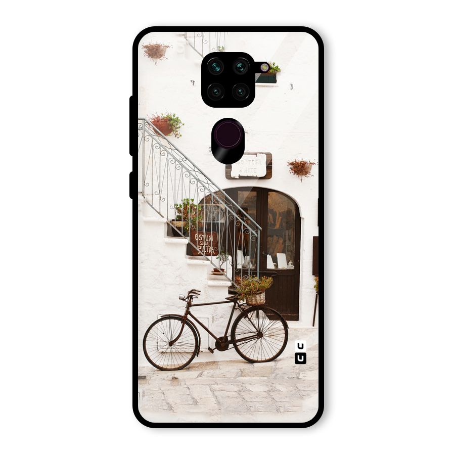 Bicycle Wall Glass Back Case for Redmi Note 9