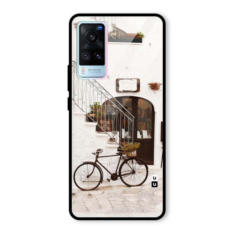 Bicycle Wall Glass Back Case for Vivo X60