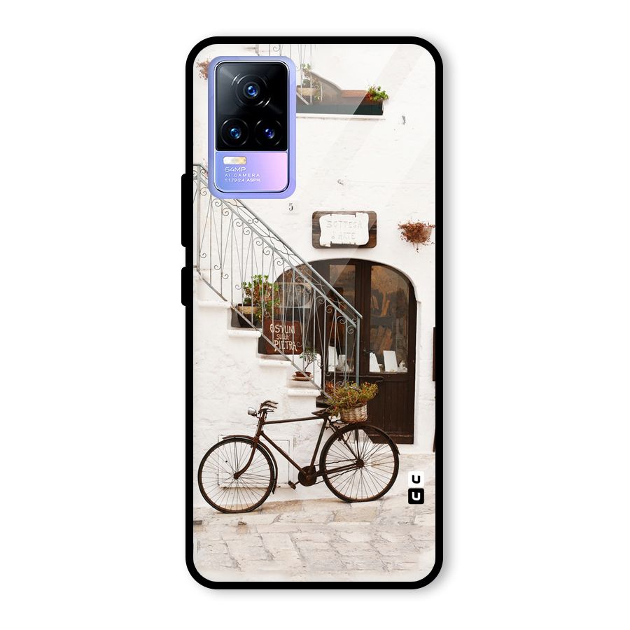 Bicycle Wall Glass Back Case for Vivo Y73