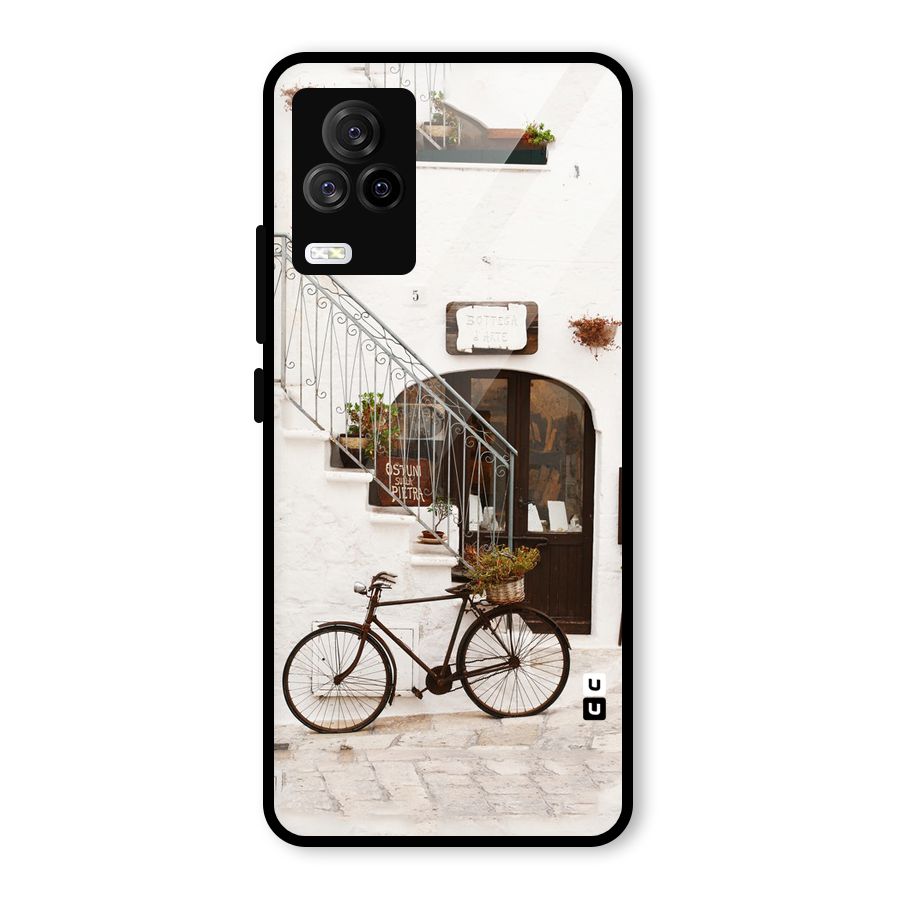 Bicycle Wall Glass Back Case for Vivo iQOO 7 Legend 5G
