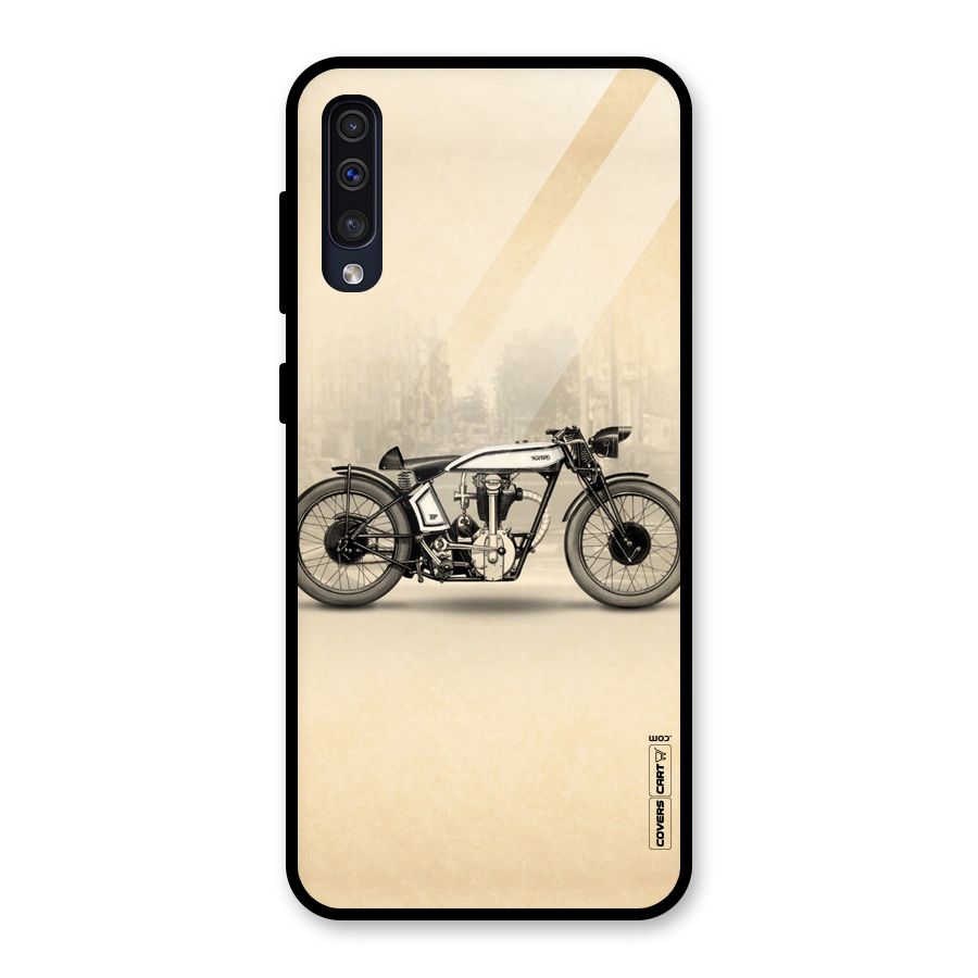 Bike Ride Glass Back Case for Galaxy A50