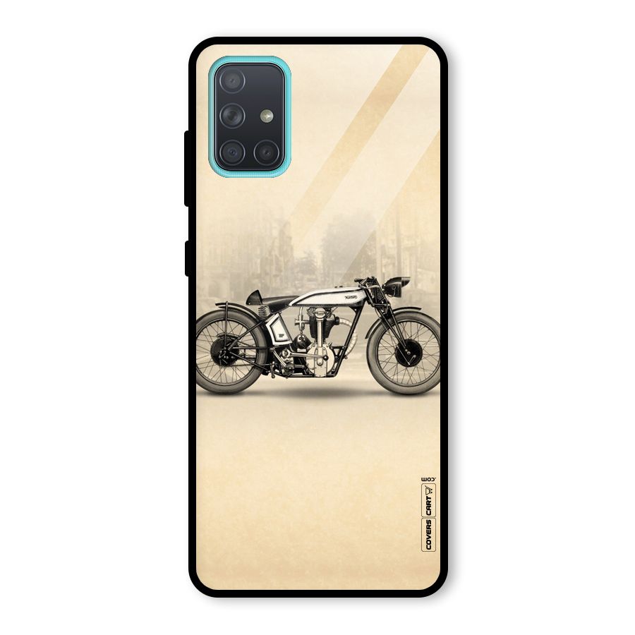 Bike Ride Glass Back Case for Galaxy A71