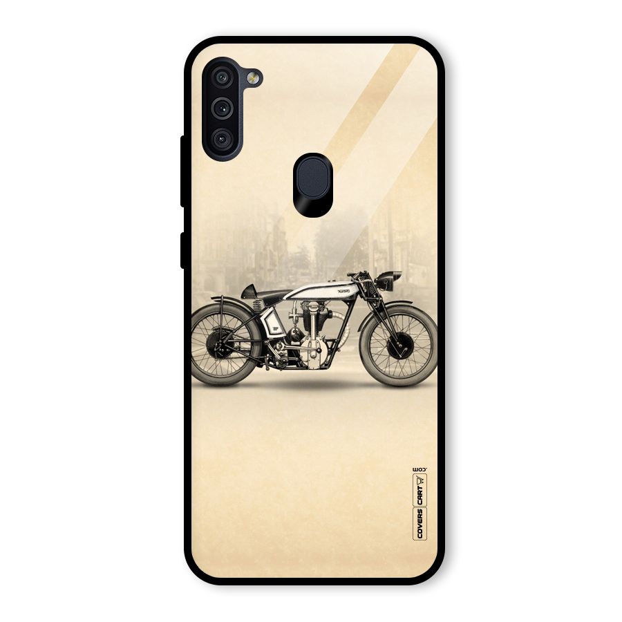 Bike Ride Glass Back Case for Galaxy M11
