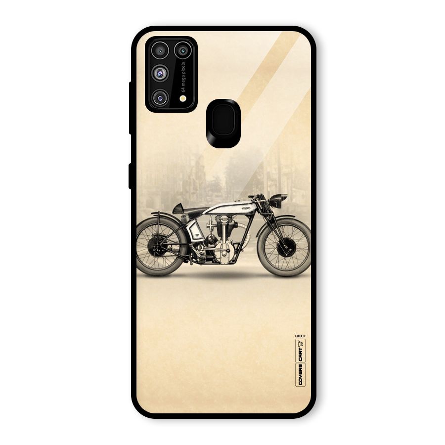 Bike Ride Glass Back Case for Galaxy M31