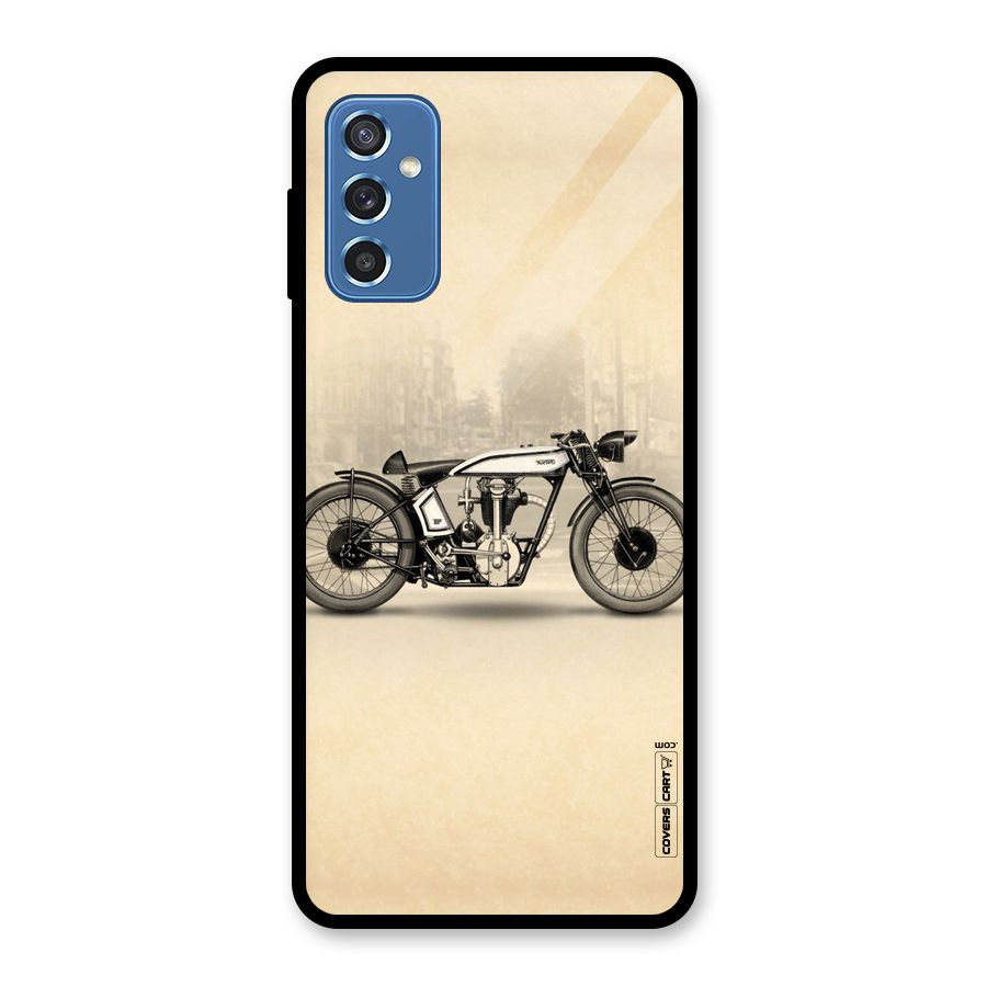 Bike Ride Glass Back Case for Galaxy M52 5G