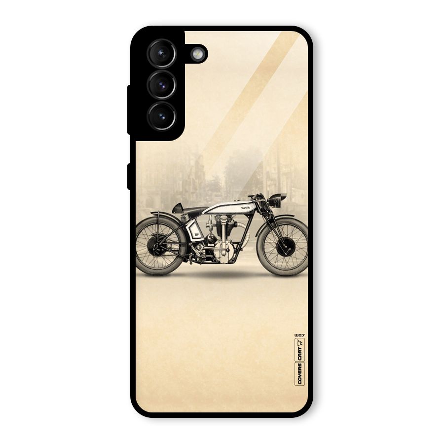 Bike Ride Glass Back Case for Galaxy S21 Plus
