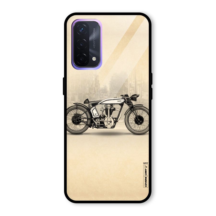 Bike Ride Glass Back Case for Oppo A74 5G