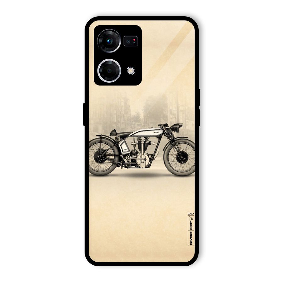 Bike Ride Glass Back Case for Oppo F21 Pro 4G
