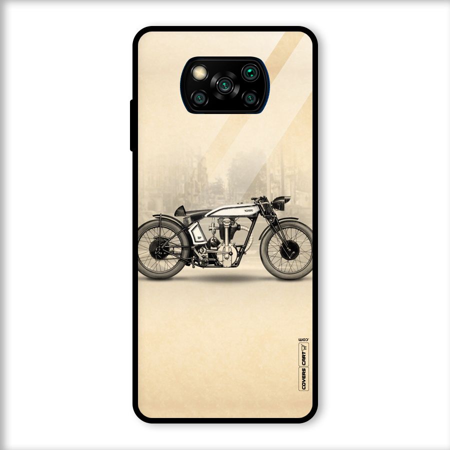 Bike Ride Glass Back Case for Poco X3