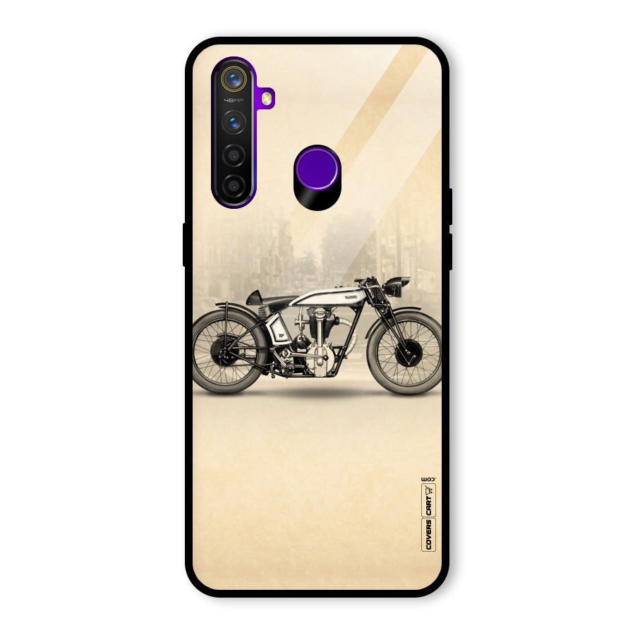 Bike Ride Glass Back Case for Realme 5 Pro