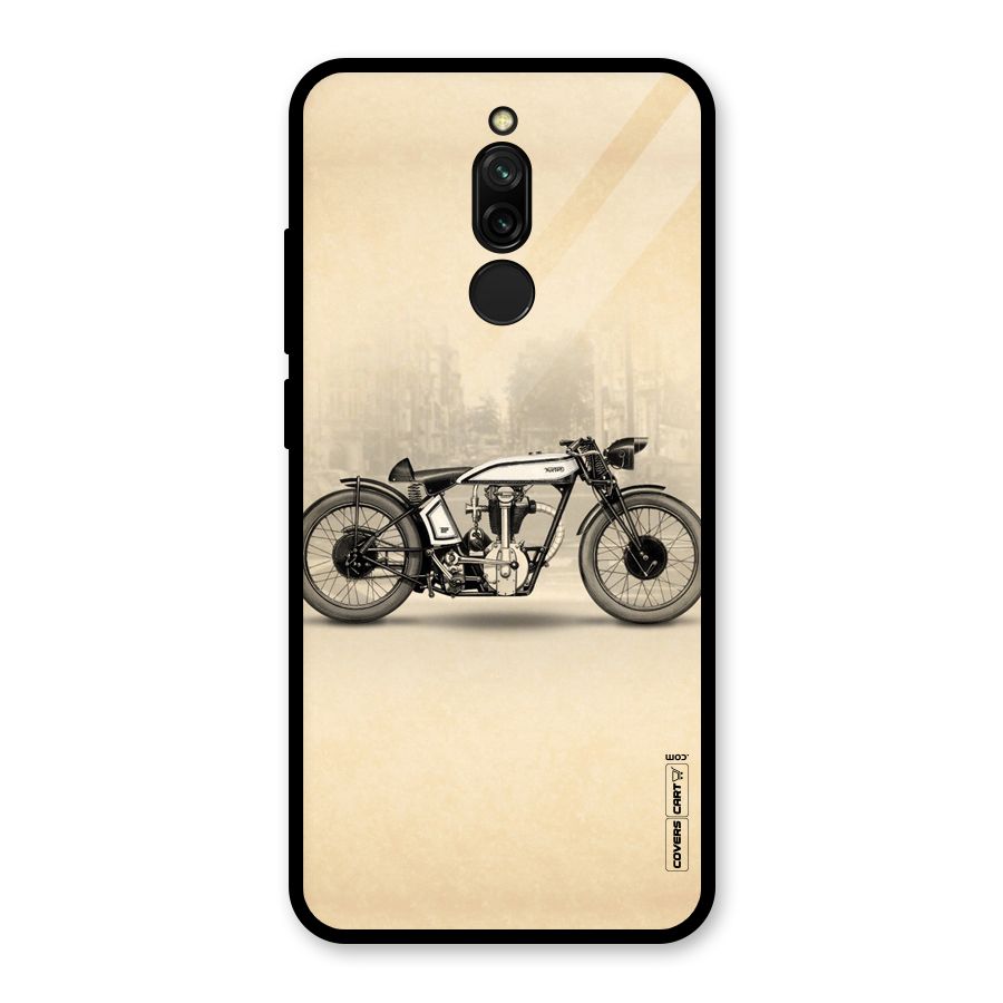 Bike Ride Glass Back Case for Redmi 8