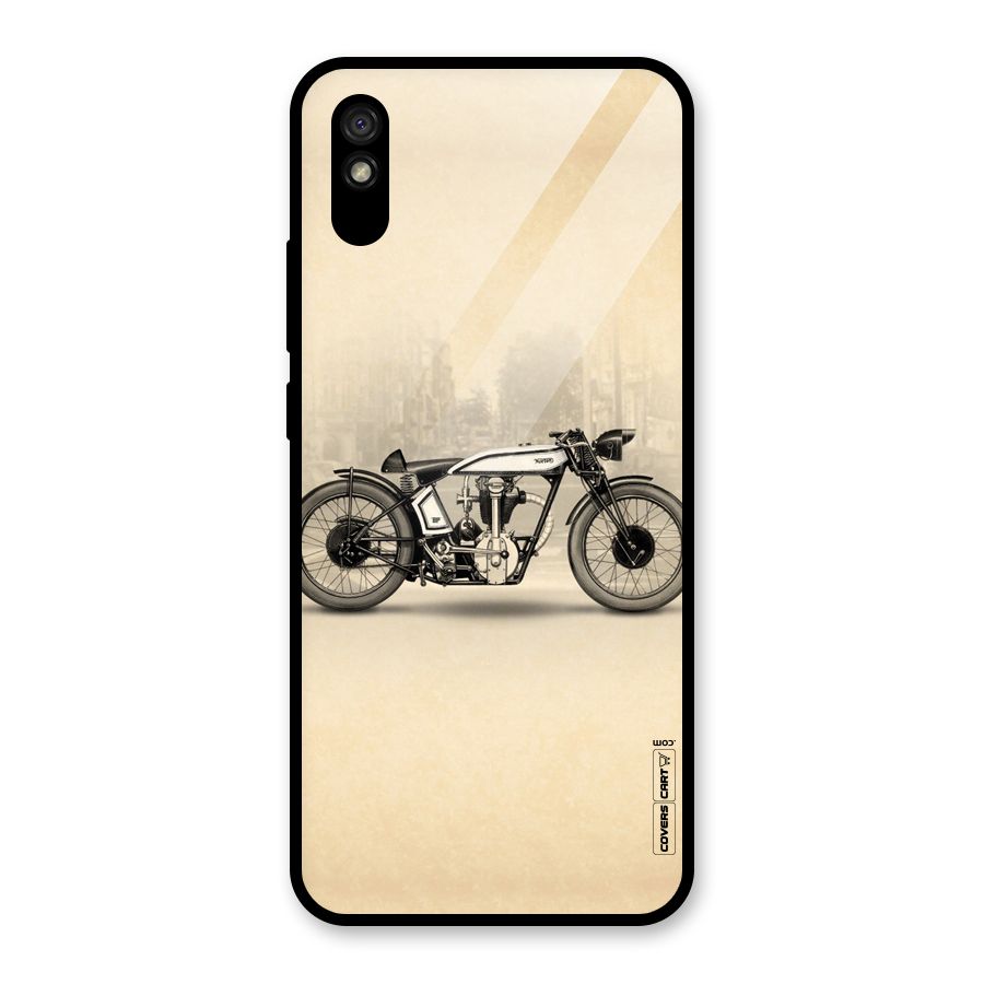 Bike Ride Glass Back Case for Redmi 9A