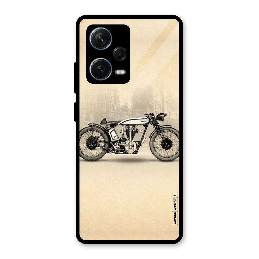 Bike Ride Glass Back Case for Redmi Note 12 Pro Plus 5G