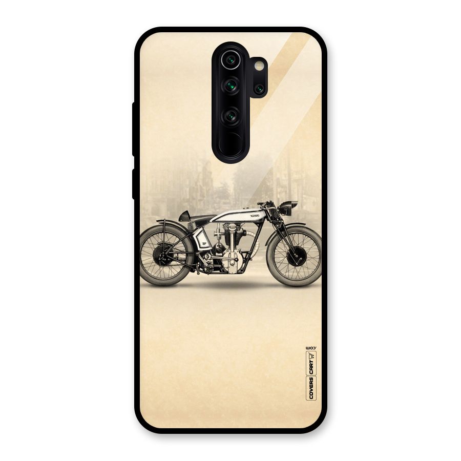Bike Ride Glass Back Case for Redmi Note 8 Pro