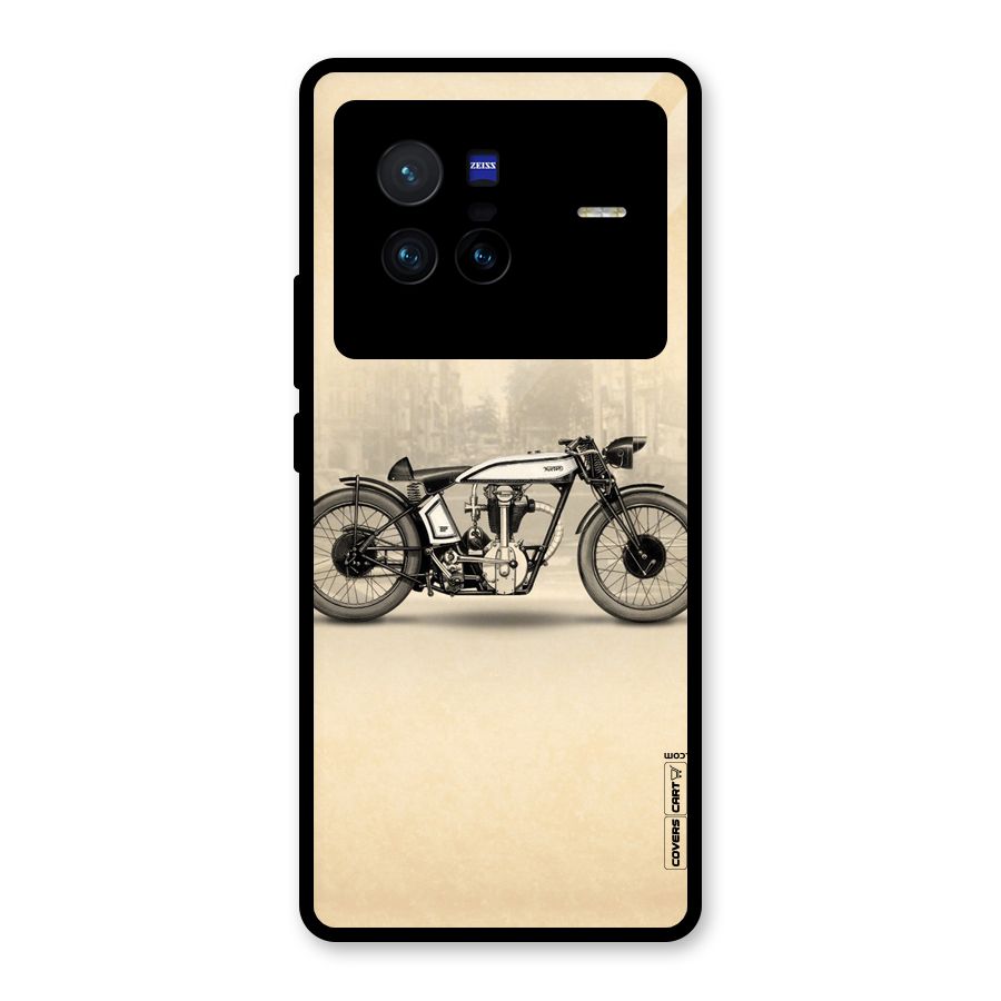 Bike Ride Glass Back Case for Vivo X80
