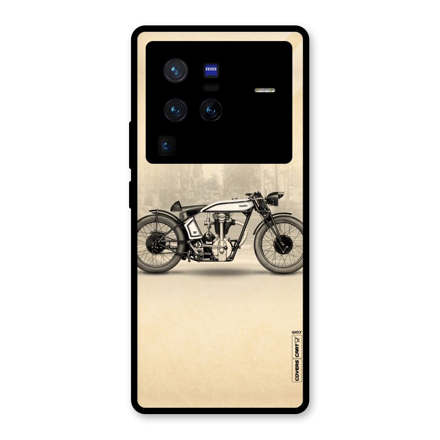 Bike Ride Glass Back Case for Vivo X80 Pro
