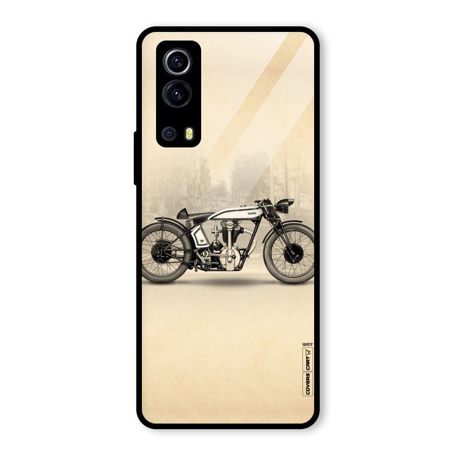 Bike Ride Glass Back Case for Vivo iQOO Z3