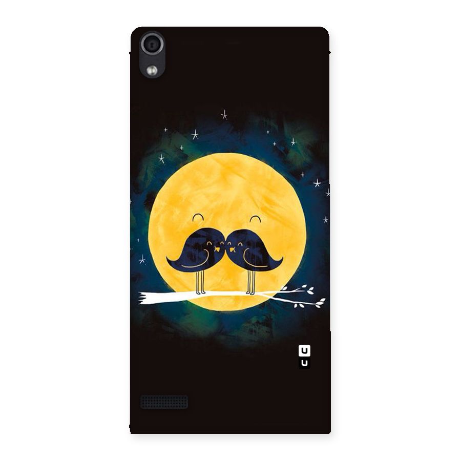 Bird Moustache Back Case for Ascend P6
