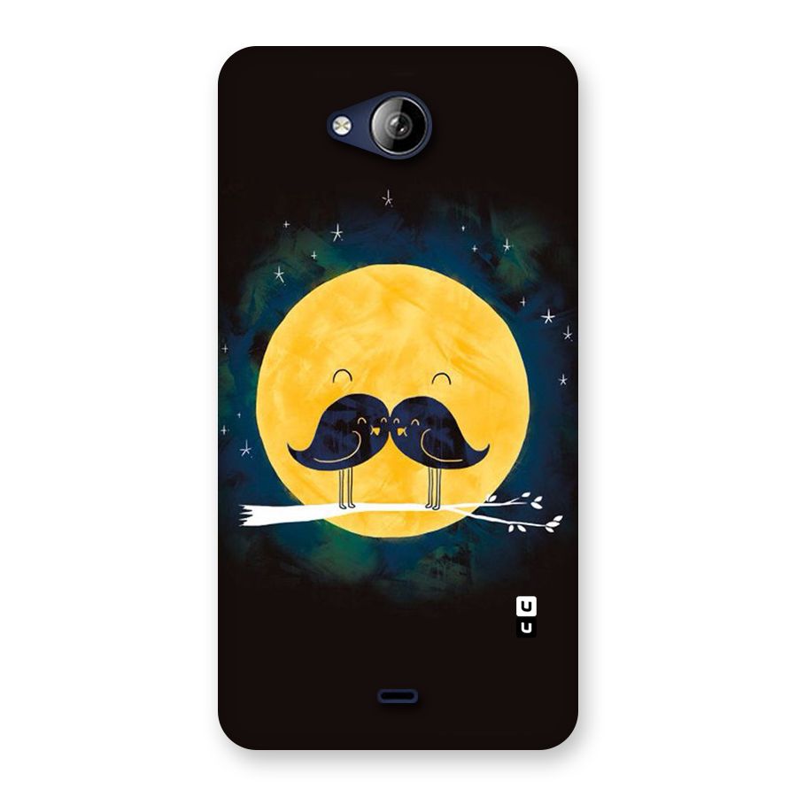 Bird Moustache Back Case for Canvas Play Q355