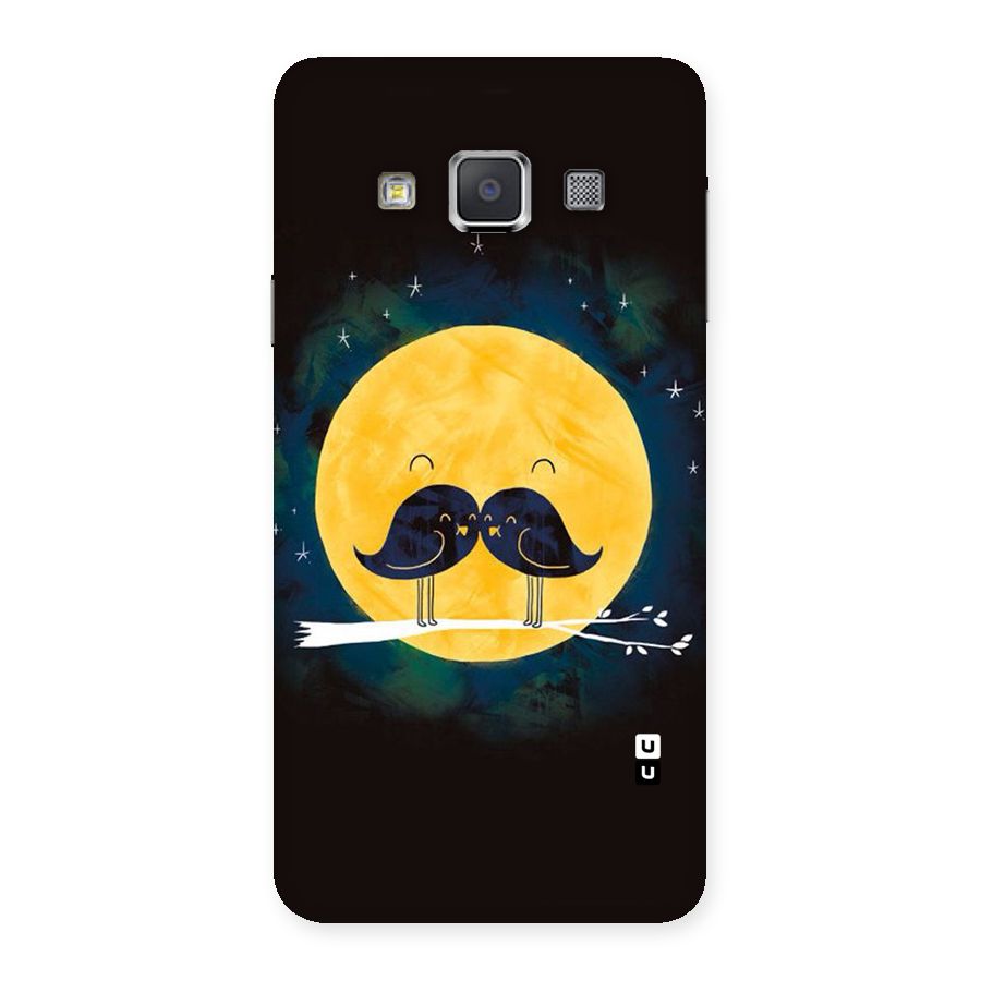 Bird Moustache Back Case for Galaxy A3