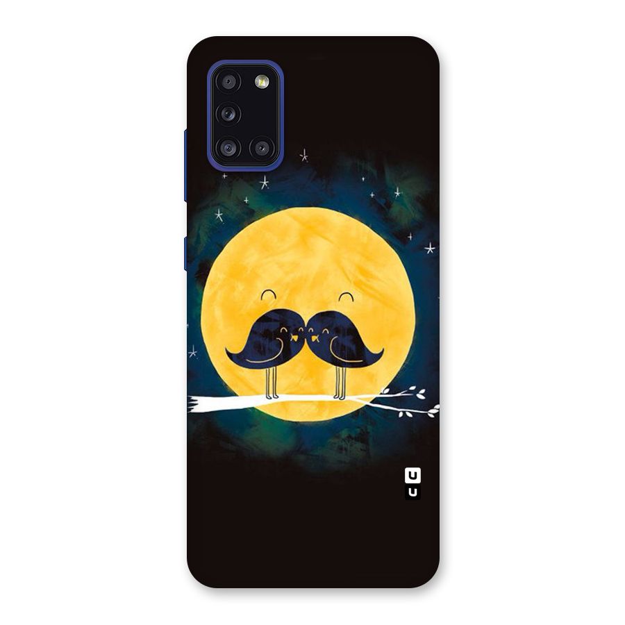 Bird Moustache Back Case for Galaxy A31