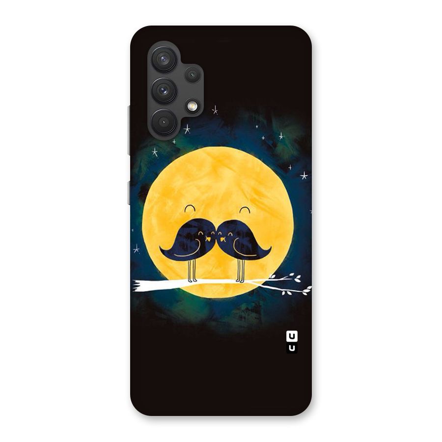 Bird Moustache Back Case for Galaxy A32