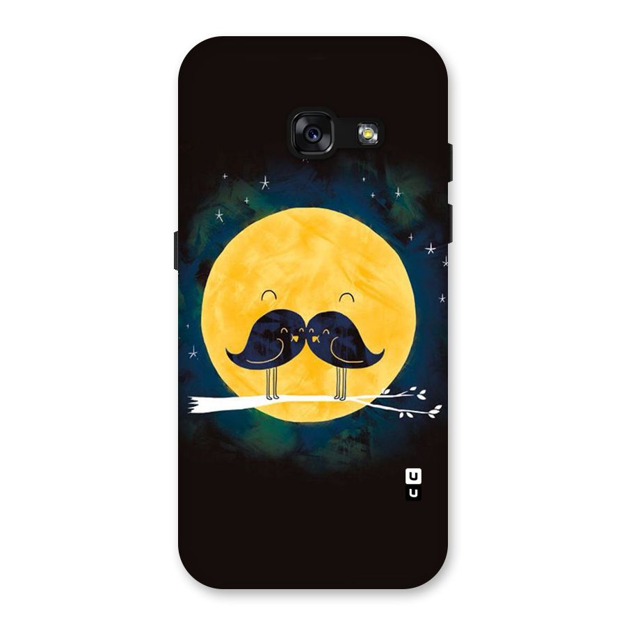 Bird Moustache Back Case for Galaxy A3 (2017)