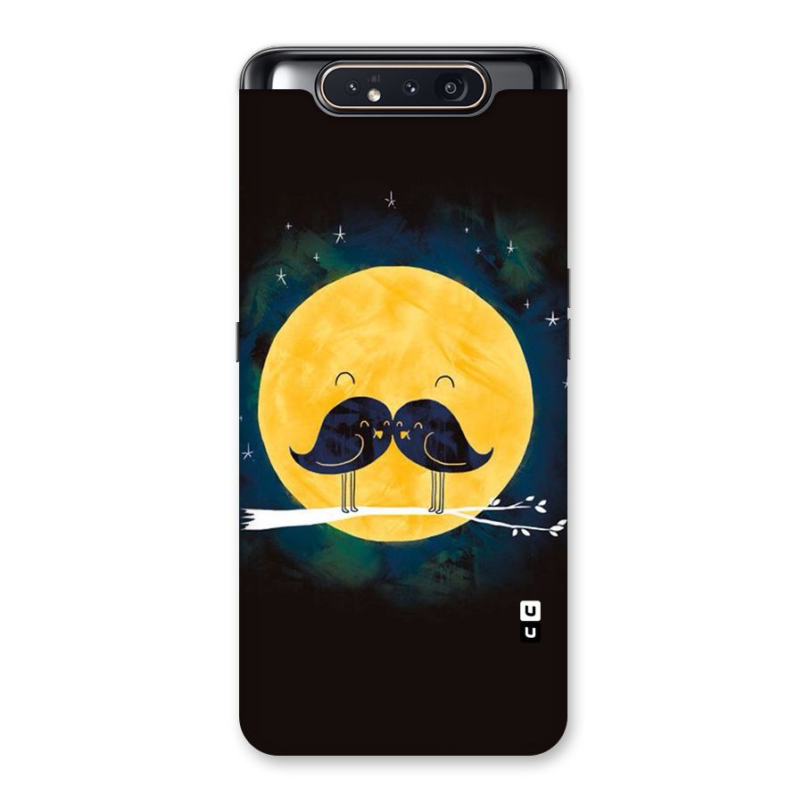 Bird Moustache Back Case for Galaxy A80