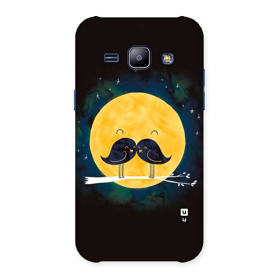 Bird Moustache Back Case for Galaxy J1