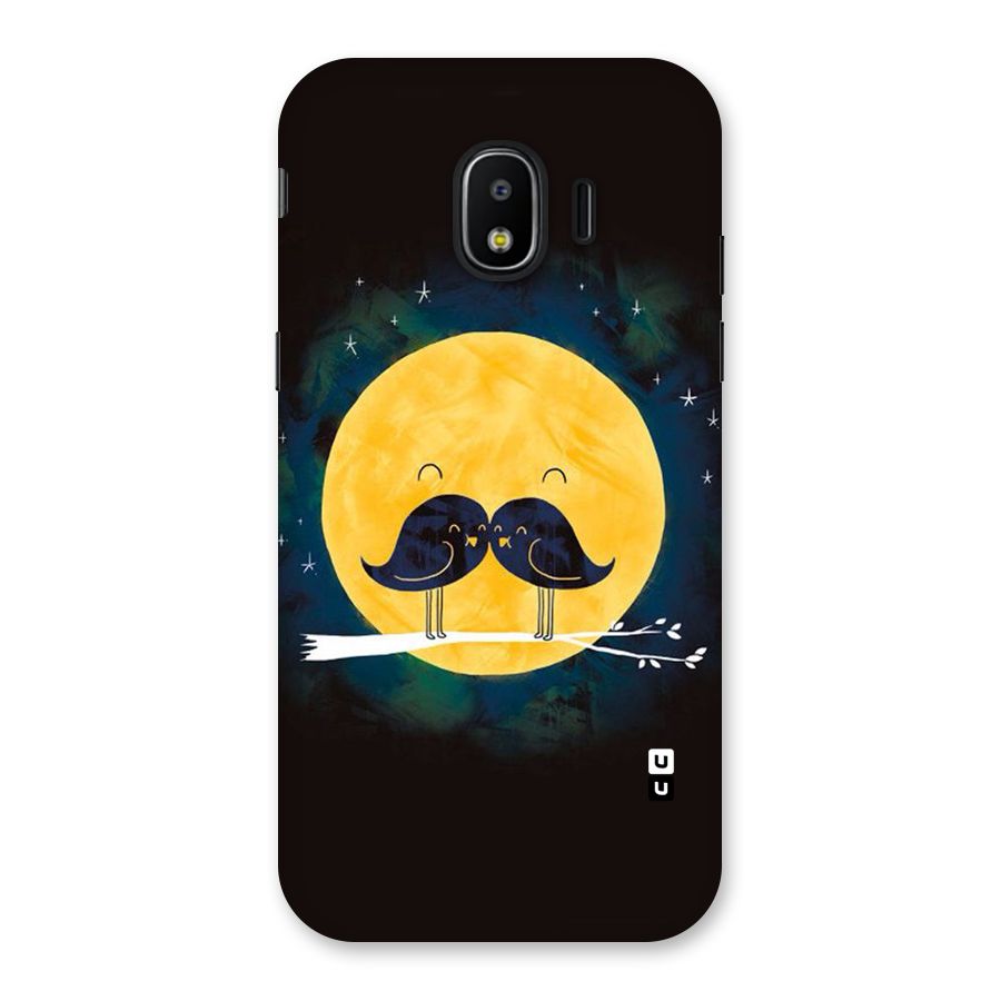 Bird Moustache Back Case for Galaxy J2 Pro 2018