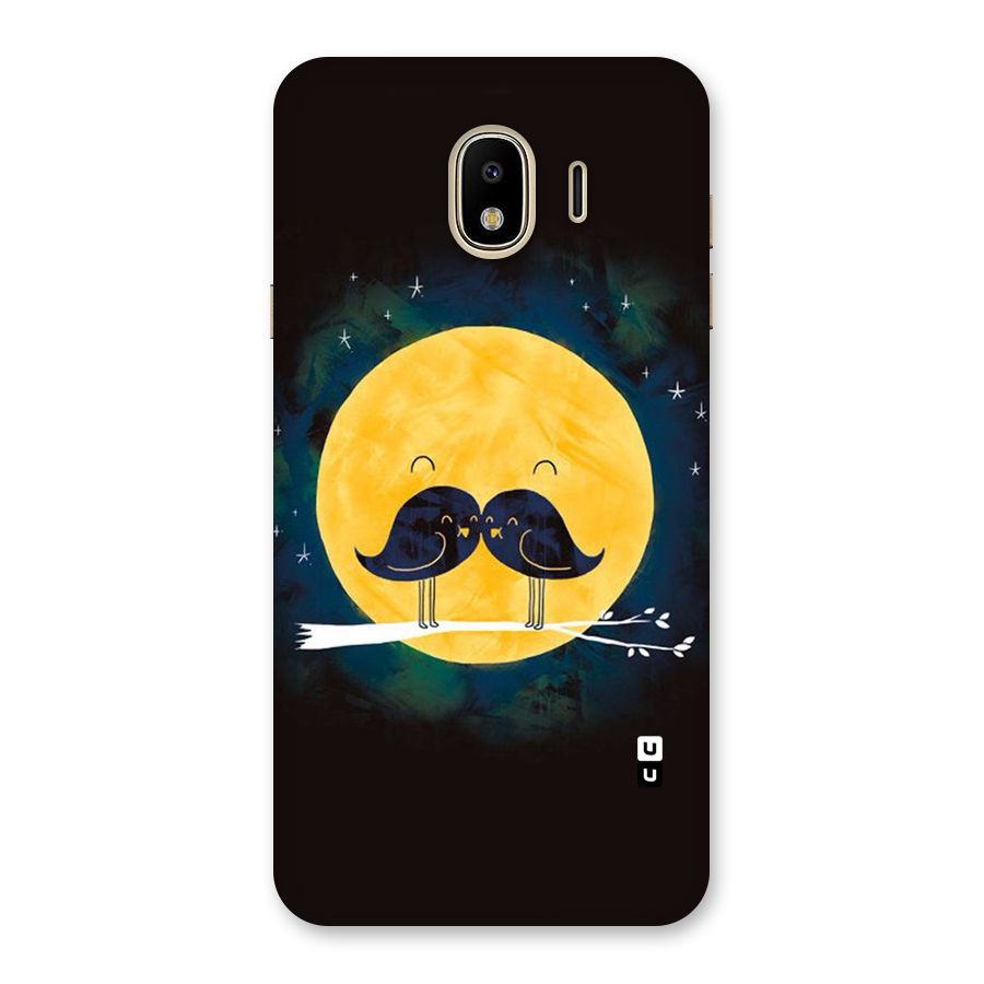 Bird Moustache Back Case for Galaxy J4