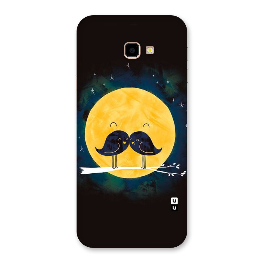 Bird Moustache Back Case for Galaxy J4 Plus