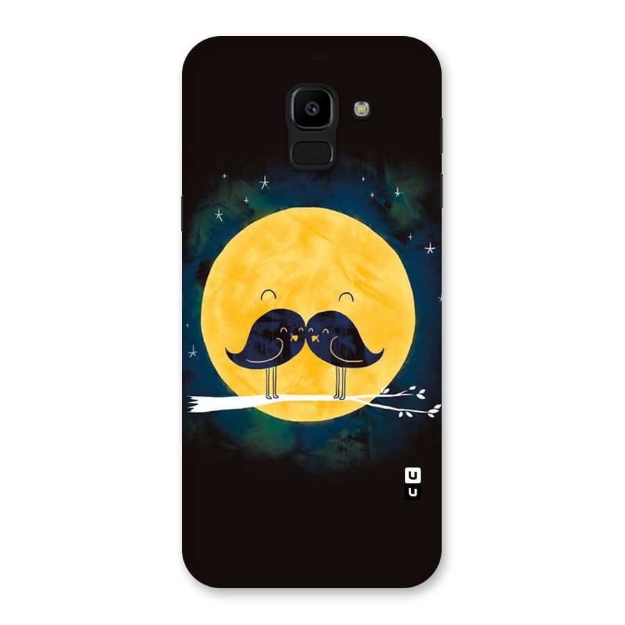 Bird Moustache Back Case for Galaxy J6
