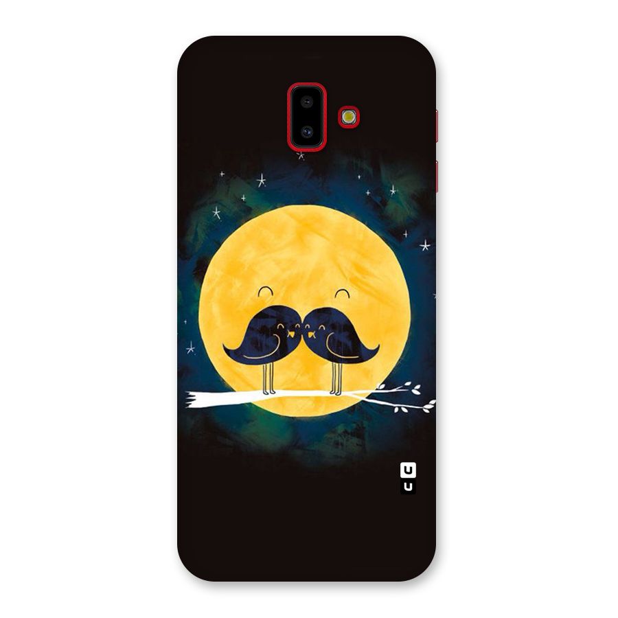 Bird Moustache Back Case for Galaxy J6 Plus