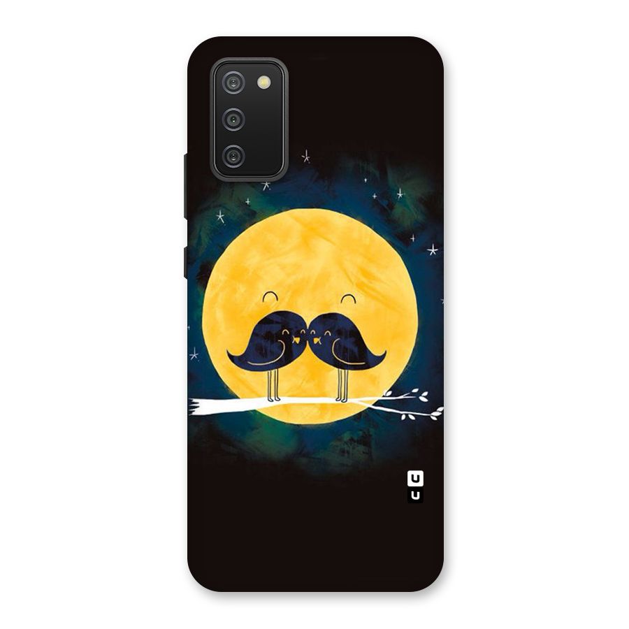 Bird Moustache Back Case for Galaxy M02s