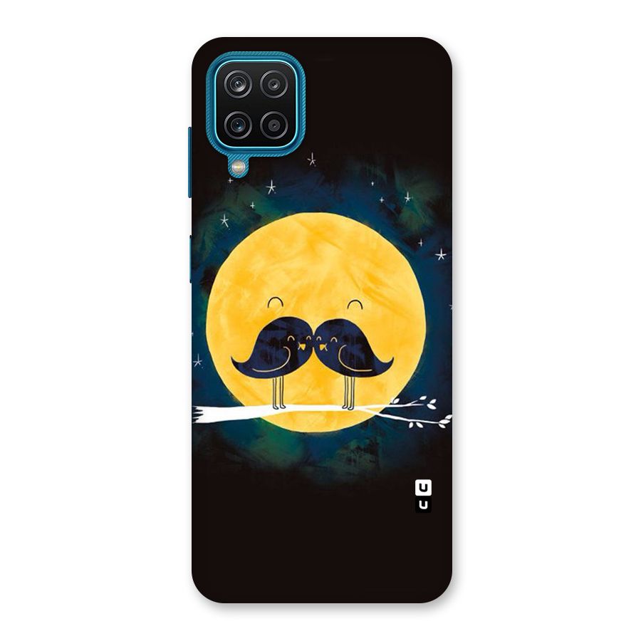 Bird Moustache Back Case for Galaxy M12