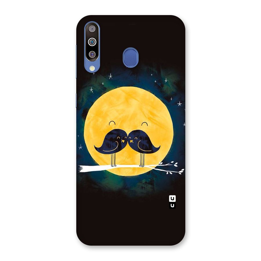 Bird Moustache Back Case for Galaxy M30