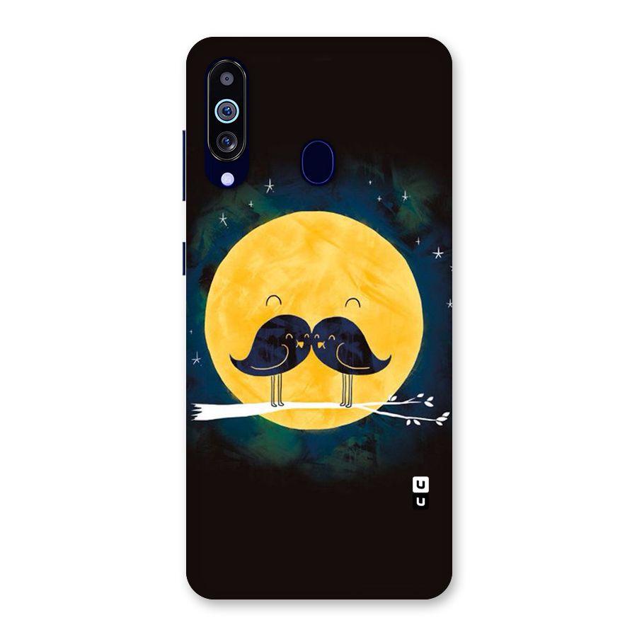 Bird Moustache Back Case for Galaxy M40