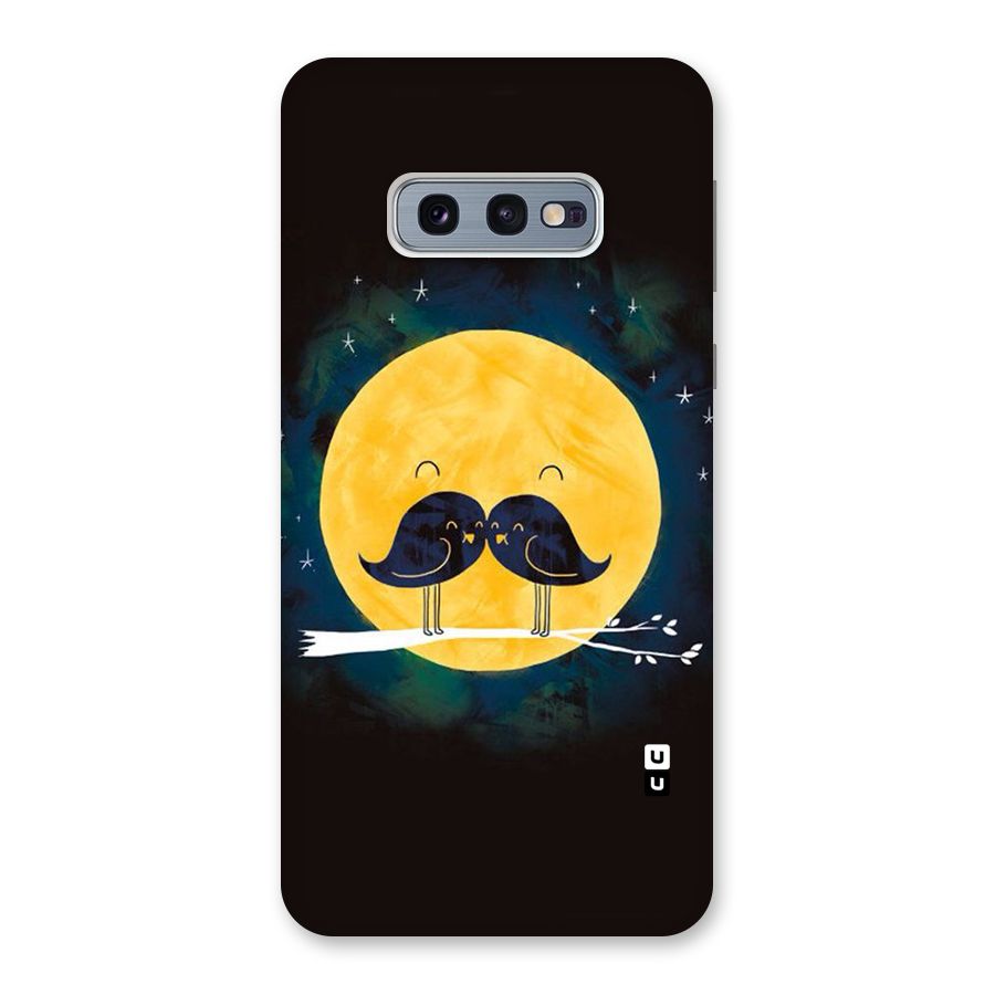 Bird Moustache Back Case for Galaxy S10e