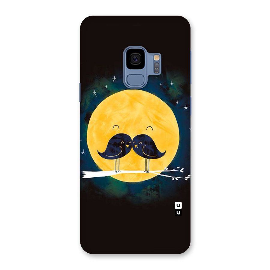 Bird Moustache Back Case for Galaxy S9