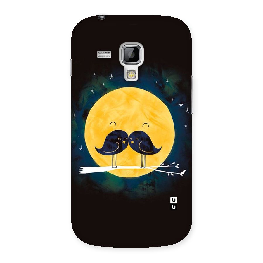 Bird Moustache Back Case for Galaxy S Duos
